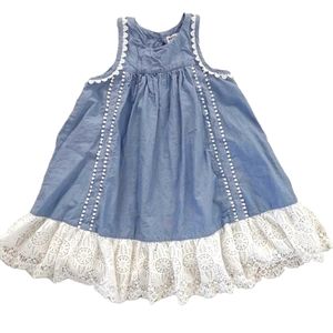 Artisan NY 4T Lace/ Chambray Dress
